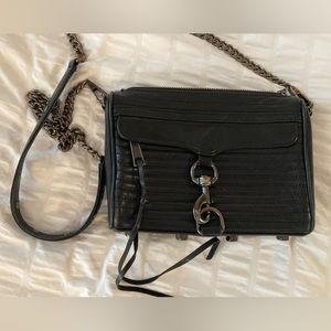 Rebecca Minkoff Mini Mac Quilted Leather Black